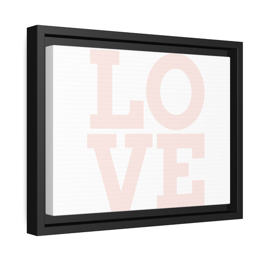 Matte Canvas, Black Frame